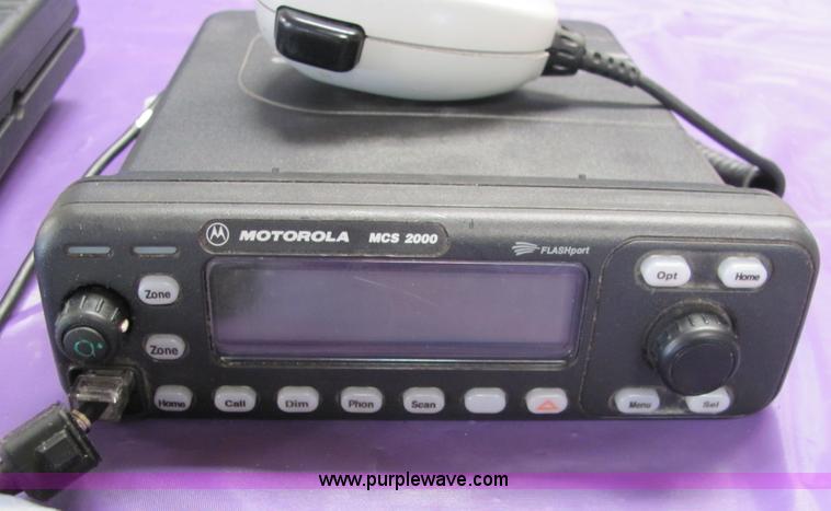 image for item 6497 (2) Motorola MCS 2000 radios