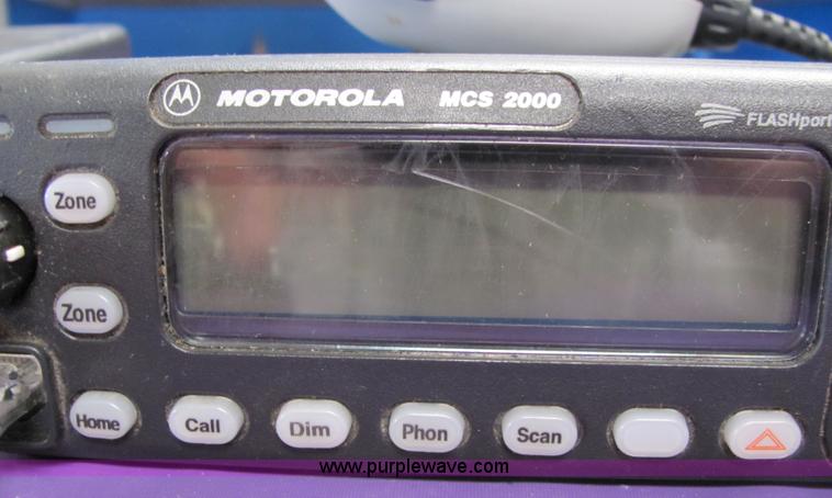 image for item 6497 (2) Motorola MCS 2000 radios