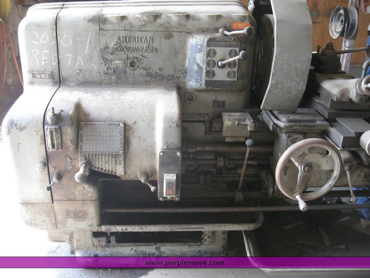 image for item 6823 American Pacemaker 20 x 72 metal lathe