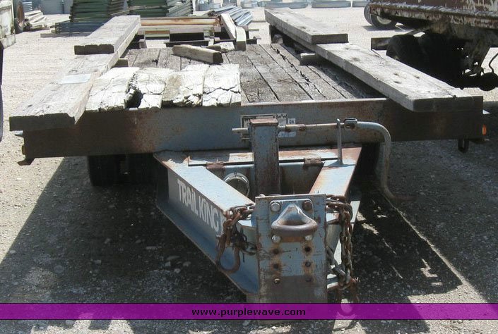 image for item 6831 1990 Trail King TK32-2000 tandem axle trailer