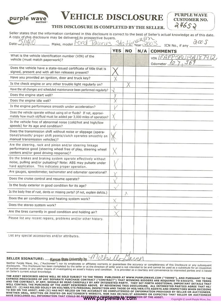 image for item 2005 2003 Ford Taurus SE