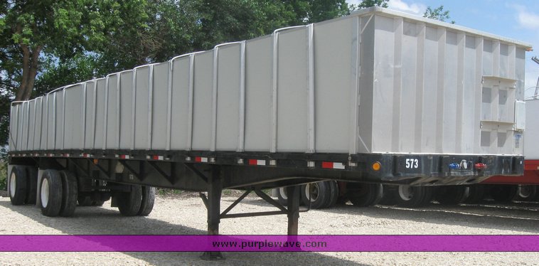 image for item 2293 1993 Fontaine 48' flat bed semi trailer