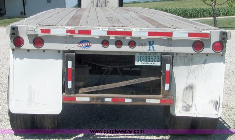 image for item 4635 2000 48' aluminum deck over semi trailer