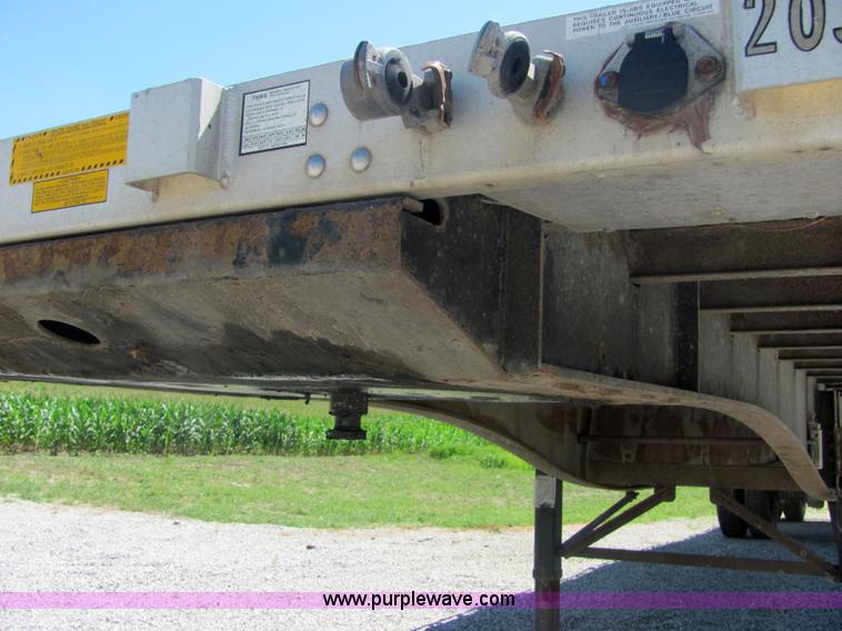 image for item 4635 2000 48' aluminum deck over semi trailer