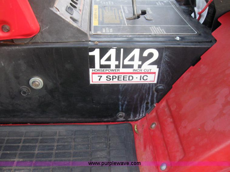 image for item 1011 Ranch King 42" riding lawn mower