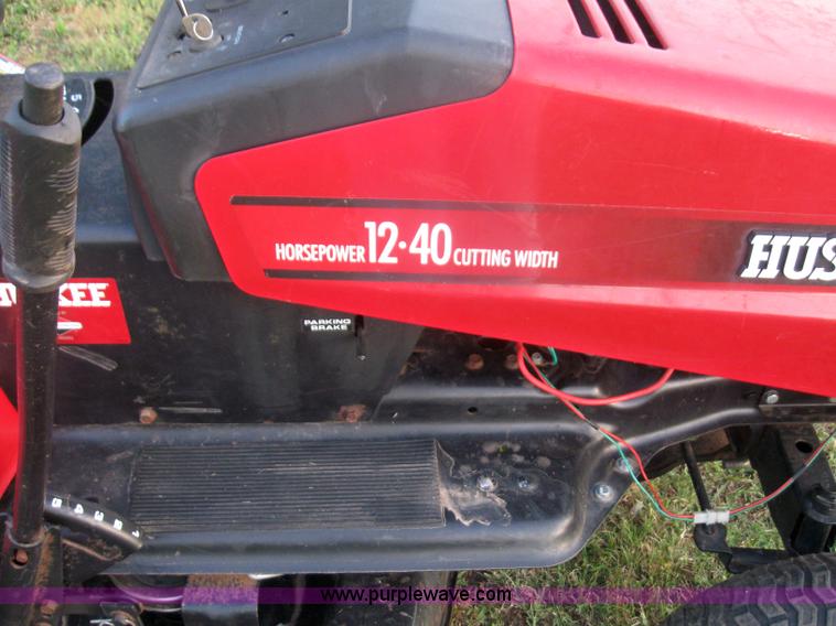 image for item 1012 Murray Huskee 40" riding lawn mower