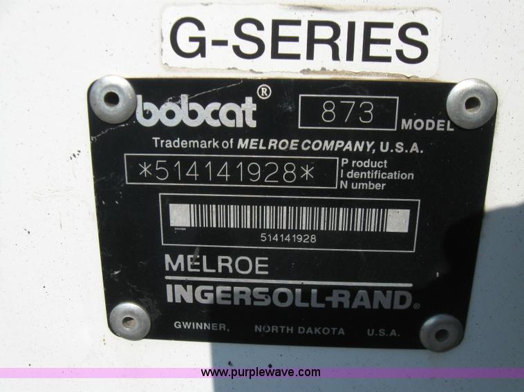 image for item 2250 Bobcat 873 skid steer