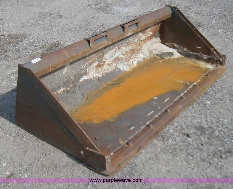 image for item 2266 74" lo-profile skid steer bucket with bolt on edge