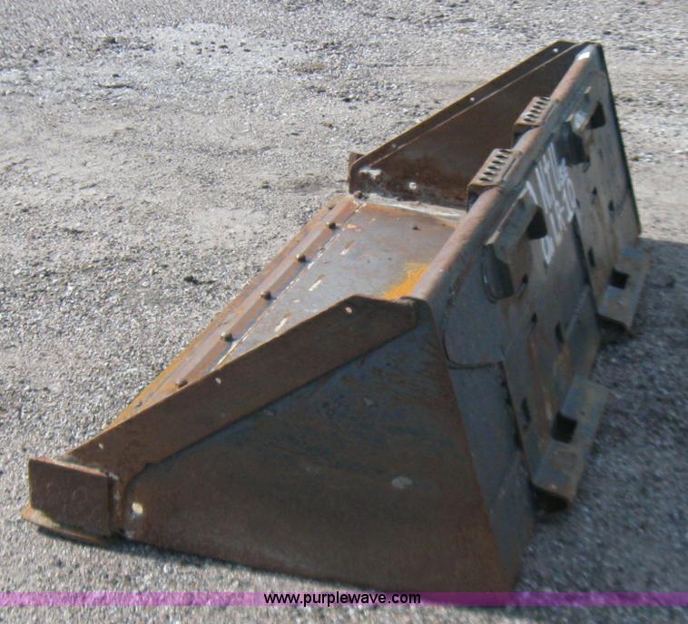 image for item 2266 74" lo-profile skid steer bucket with bolt on edge