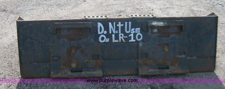 image for item 2266 74" lo-profile skid steer bucket with bolt on edge