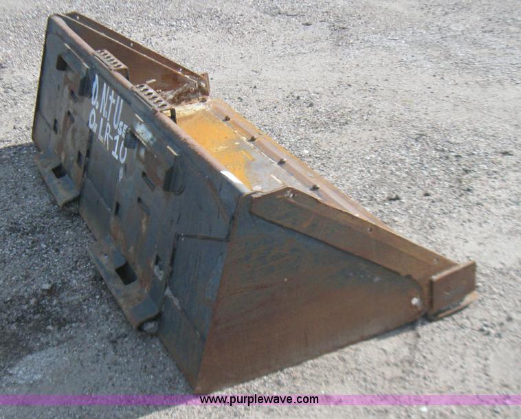 image for item 2266 74" lo-profile skid steer bucket with bolt on edge