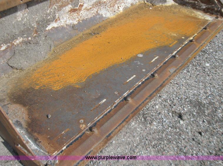 image for item 2266 74" lo-profile skid steer bucket with bolt on edge