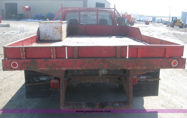 image for item 3950 1992 Ford F-350 pickup with custom 12' flatbed