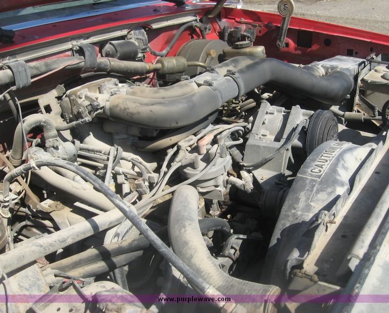 image for item 3950 1992 Ford F-350 pickup with custom 12' flatbed