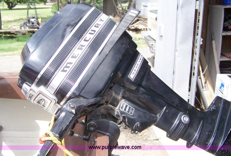 image for item 4034 1968 Cornair 14' aluminum boat with trailer