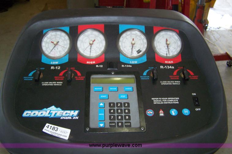 image for item 4183 Robinair Cooltech Dual 2K R-12 and R-134A refrigerant machine