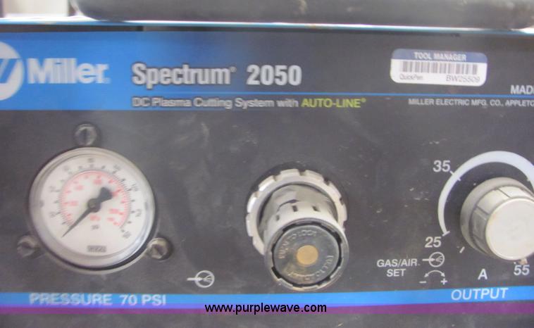 image for item 6436 Miller Spectrum 2050 plasma cutter with autoline