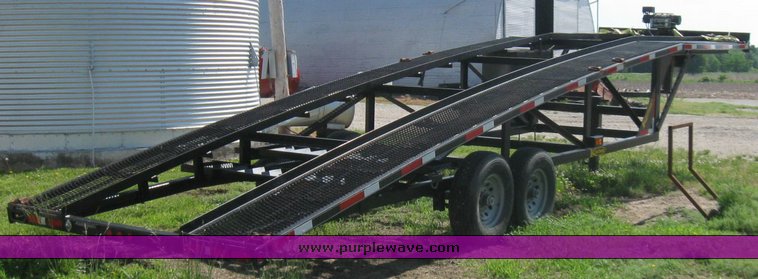 image for item 7377 2006 Kaufam W35 two car trailer