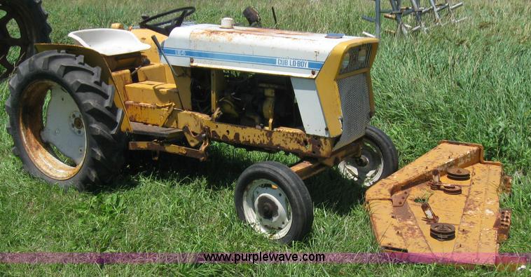 image for item 2248 1969 International Cub 154 low-boy mower
