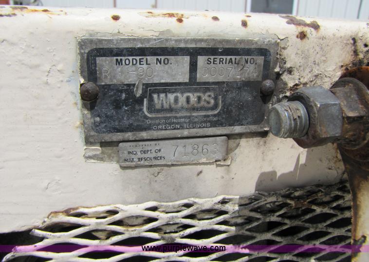 image for item 3523 Woods R-90 three point mower