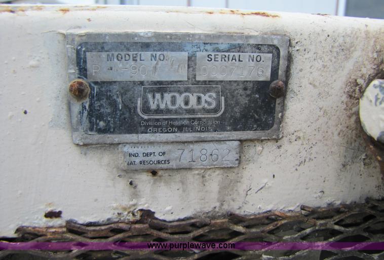 image for item 3524 Woods P-90 three point mower
