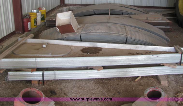 image for item 4734 (2) 18'6" tall grain bins