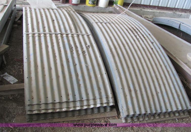 image for item 4734 (2) 18'6" tall grain bins