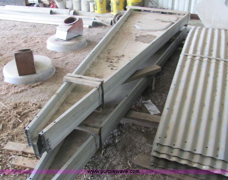 image for item 4734 (2) 18'6" tall grain bins