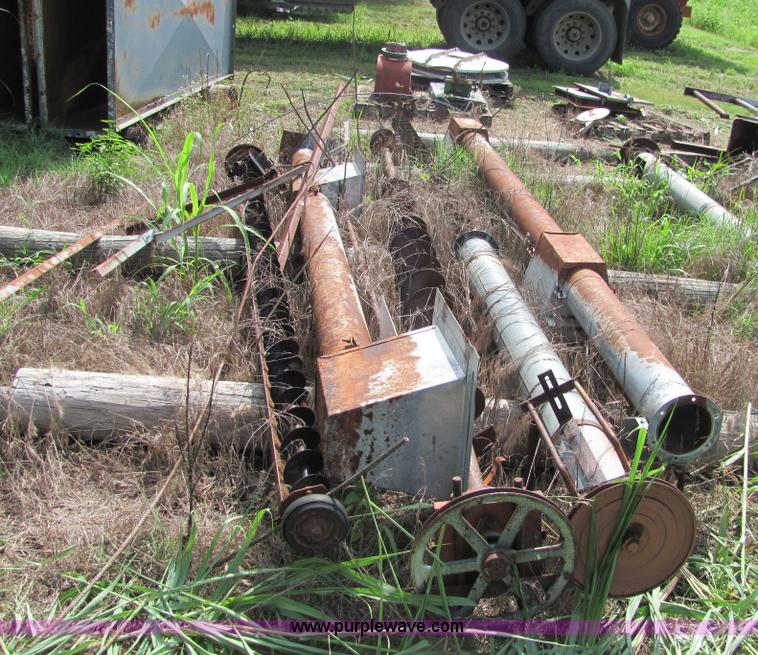 image for item 4734 (2) 18'6" tall grain bins