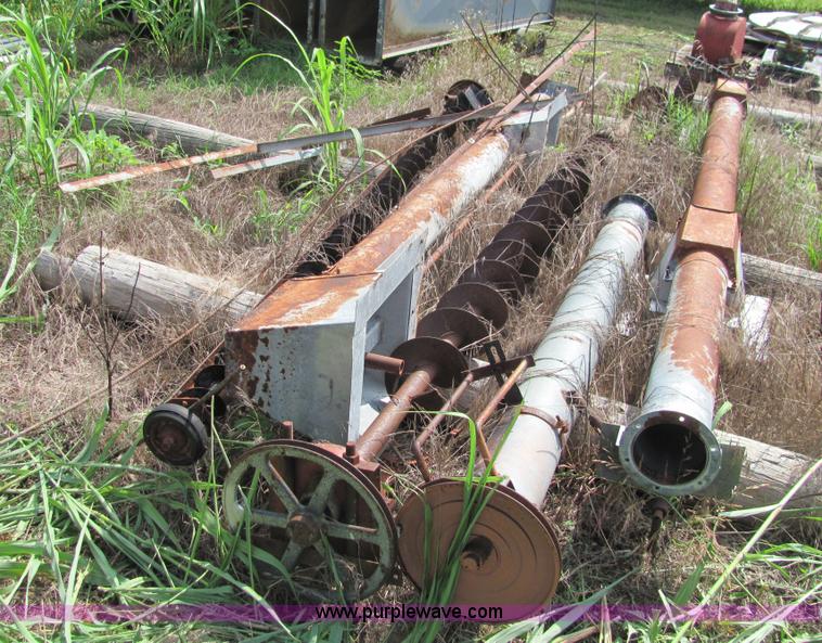 image for item 4734 (2) 18'6" tall grain bins