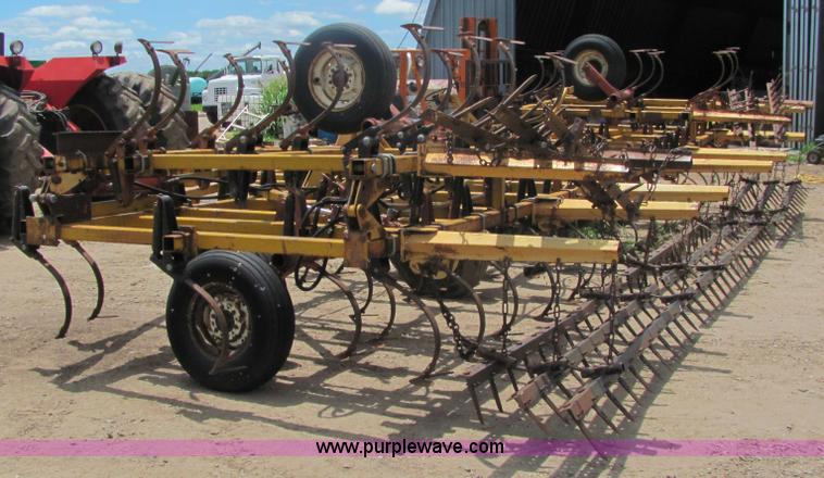 image for item 6630 1981 Kent 6544 field cultivator with drag harrows