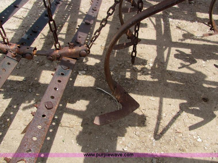 image for item 6630 1981 Kent 6544 field cultivator with drag harrows