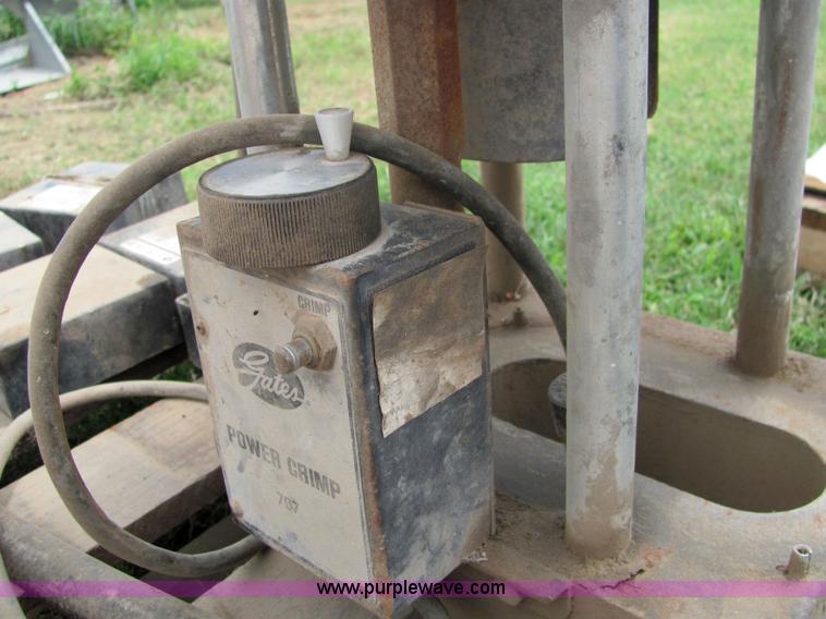 image for item 6640 Gates PC707 hydraulic hose crimping machine and accessories