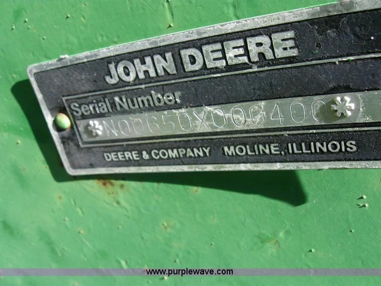 image for item 6871 John Deere 650 double offset disk