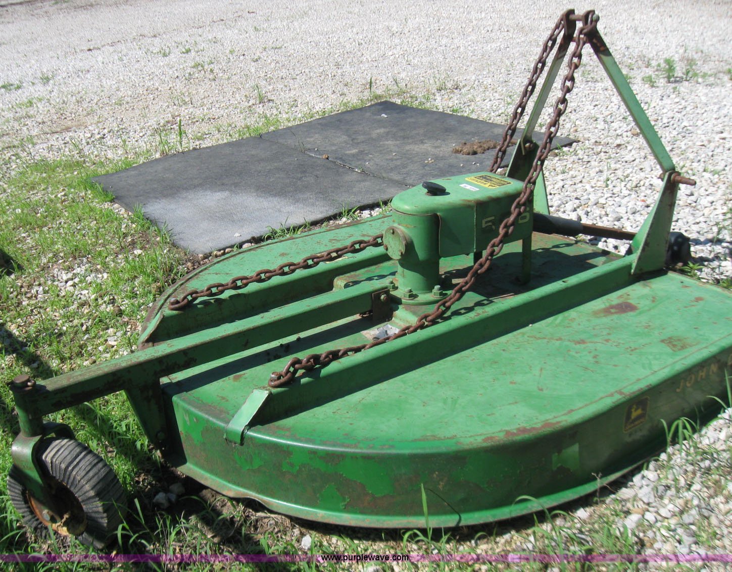 John Deere 506 Rotary Mower In Lawrence KS Item 2239 Sold Purple Wave