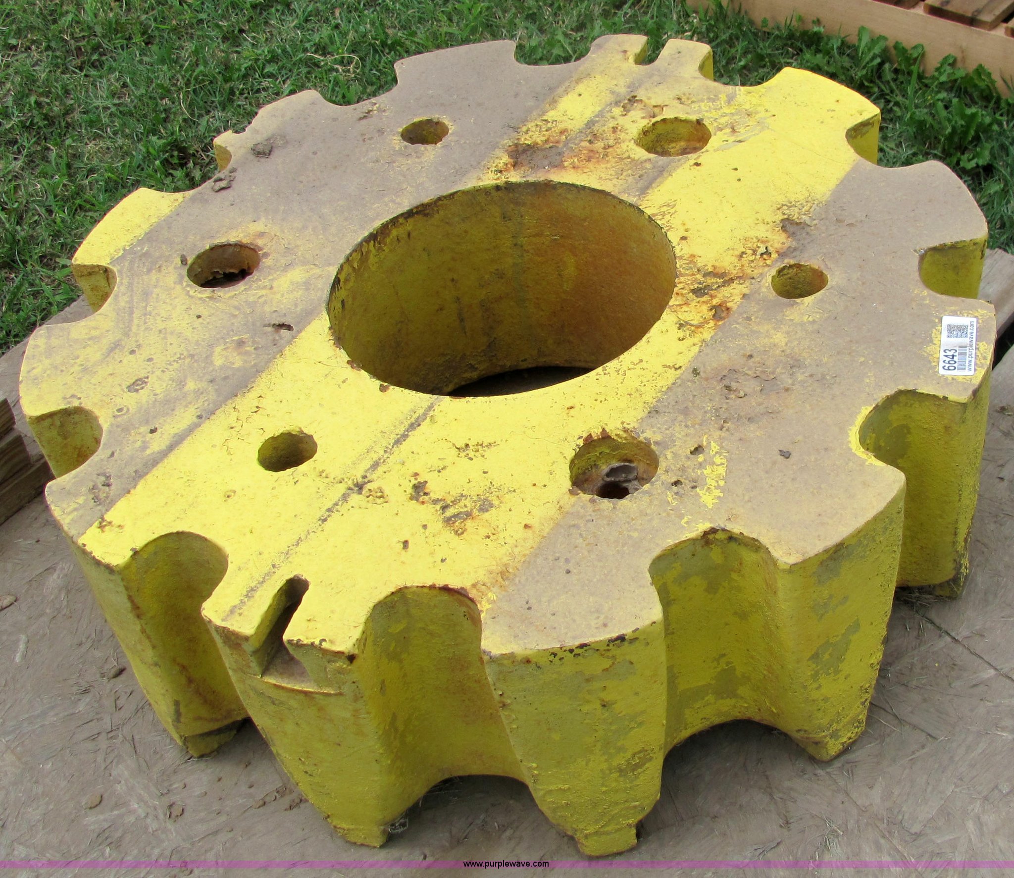 John Deere 4440 inner tire wheel weights in Oxford, KS Item 6643 sold