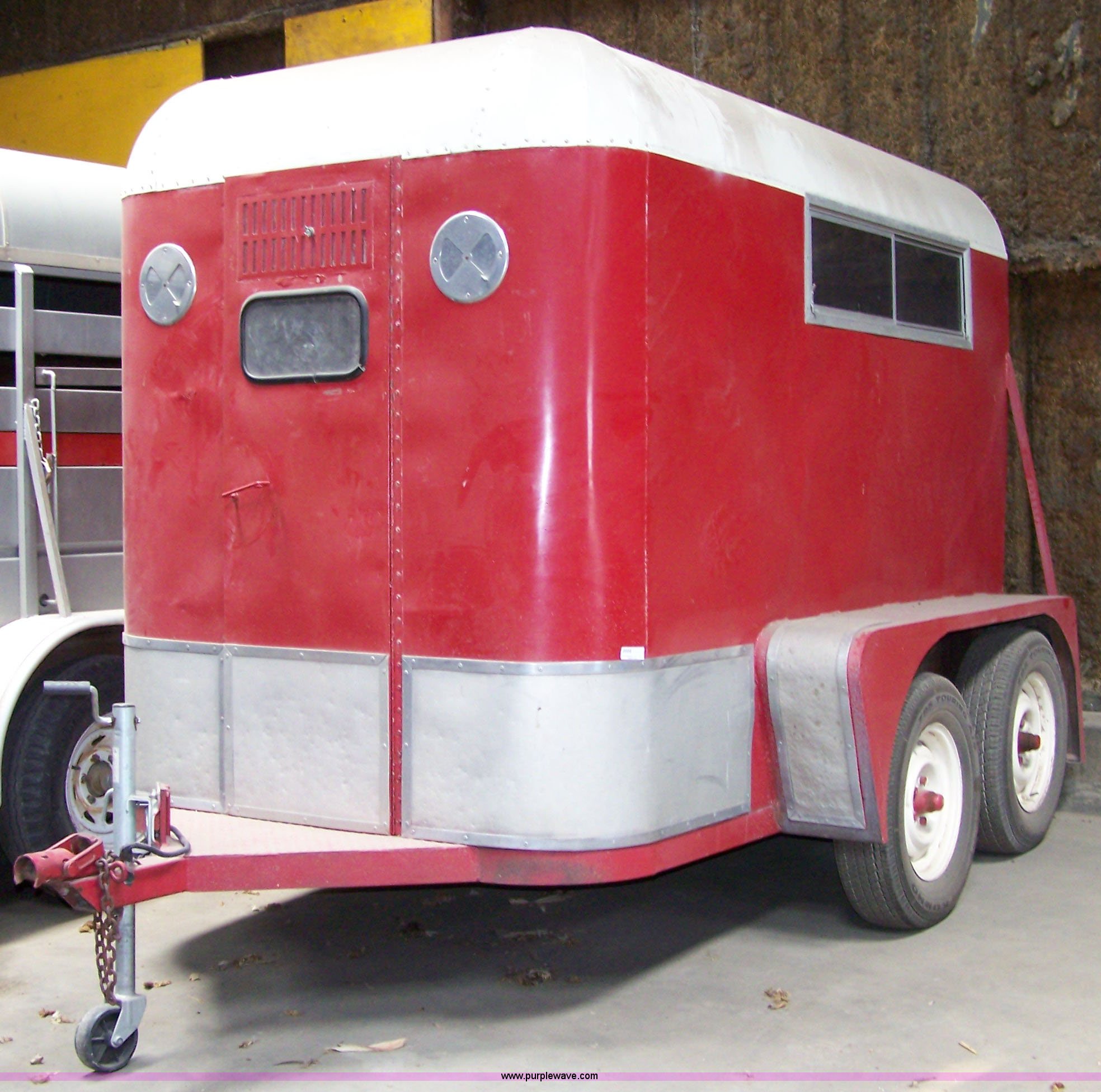 1965 MWM tandem axle two horse trailer in Quinter, KS Item 8666 sold