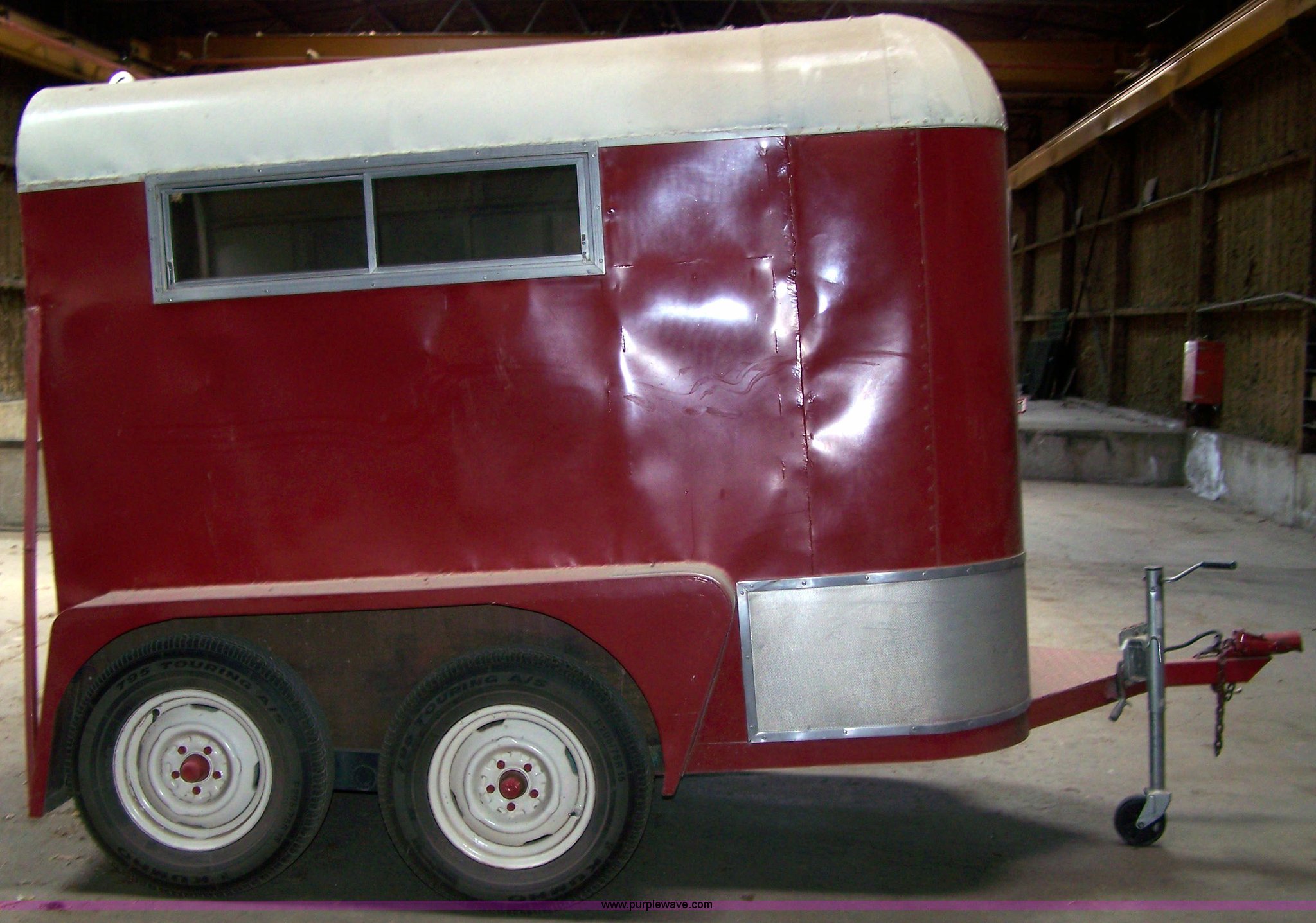 1965 MWM tandem axle two horse trailer in Quinter, KS Item 8666 sold