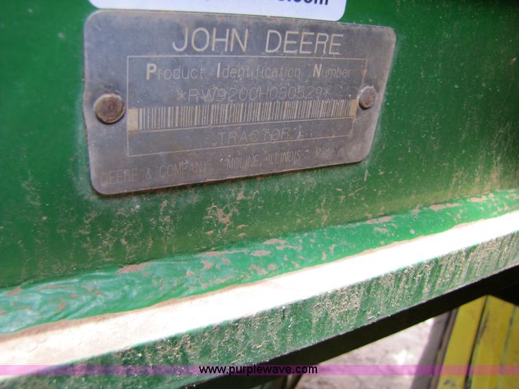 image for item 3505 2000 John Deere 9200 4WD tractor