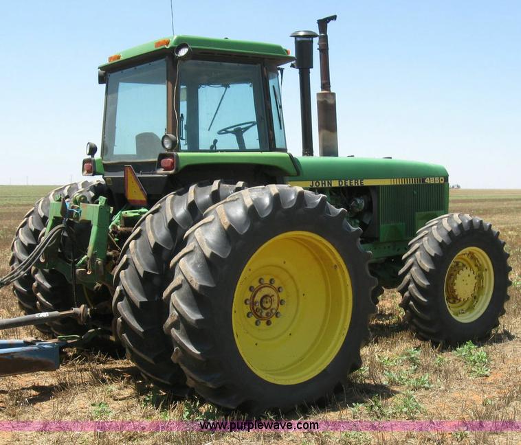 image for item 6808 1984 John Deere 4850 MFWD tractor
