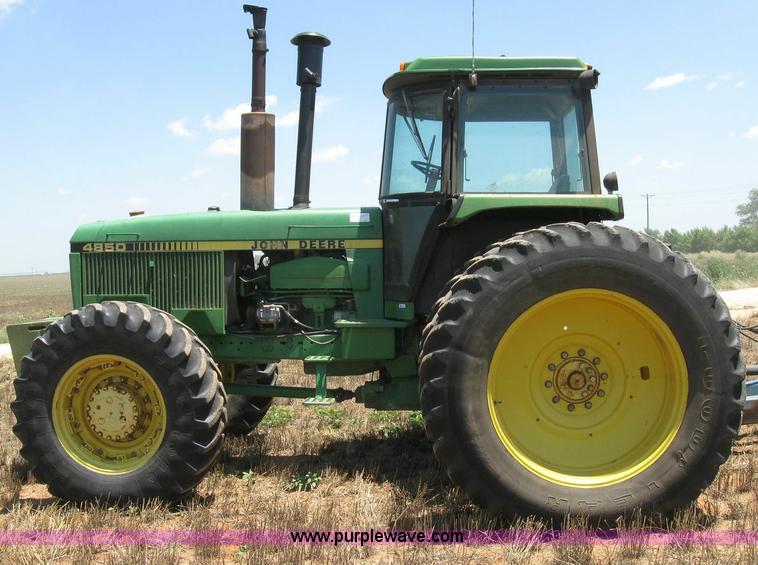 image for item 6808 1984 John Deere 4850 MFWD tractor
