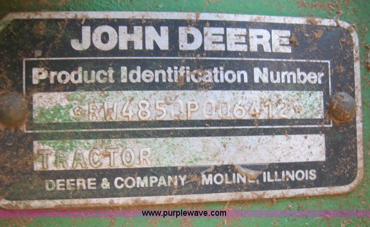 image for item 6808 1984 John Deere 4850 MFWD tractor