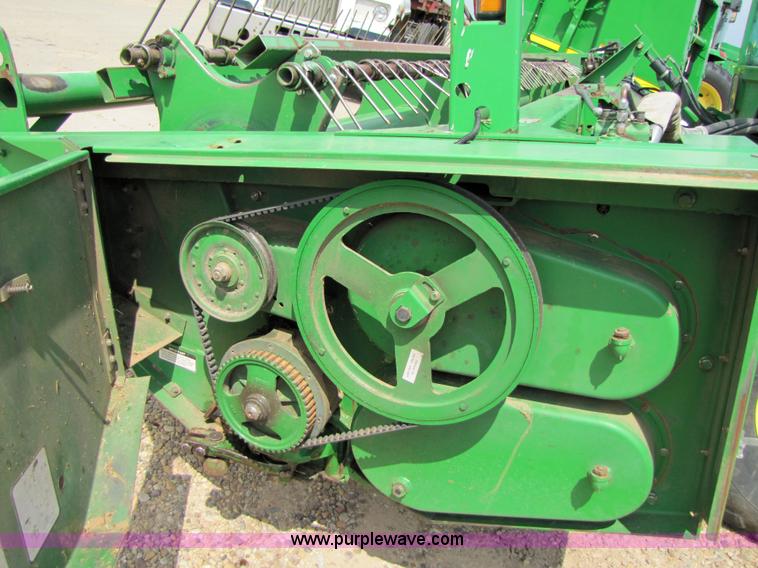image for item 6900 2003 John Deere 4895 windrower with Power Reverser 895 18' head