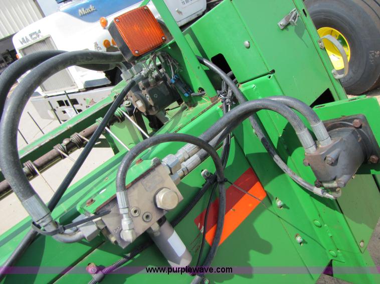 image for item 6900 2003 John Deere 4895 windrower with Power Reverser 895 18' head