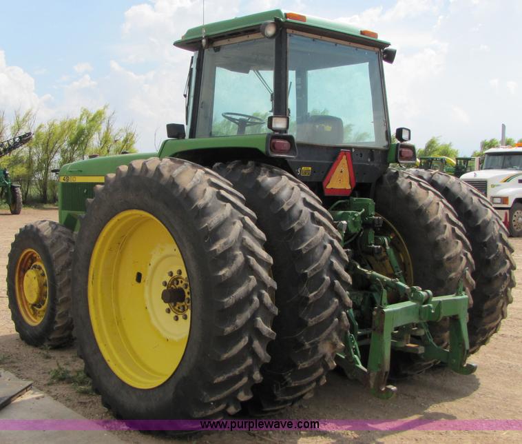 image for item 6905 1992 John Deere 4960 MFWD tractor