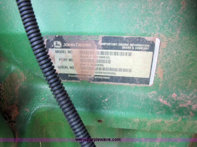 image for item 6906 2005 John Deere 9760STS combine