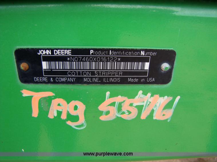image for item 6910 2004 John Deere 7460 cotton stripper