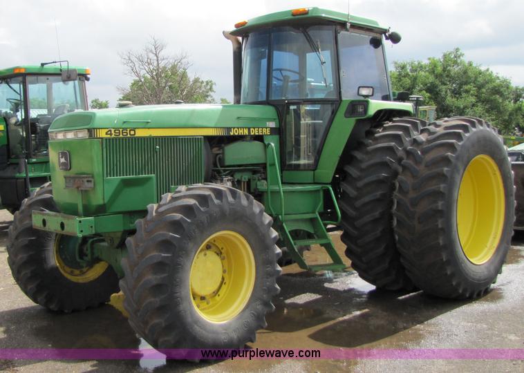 image for item 6914 1993 John Deere 4960 MFWD tractor