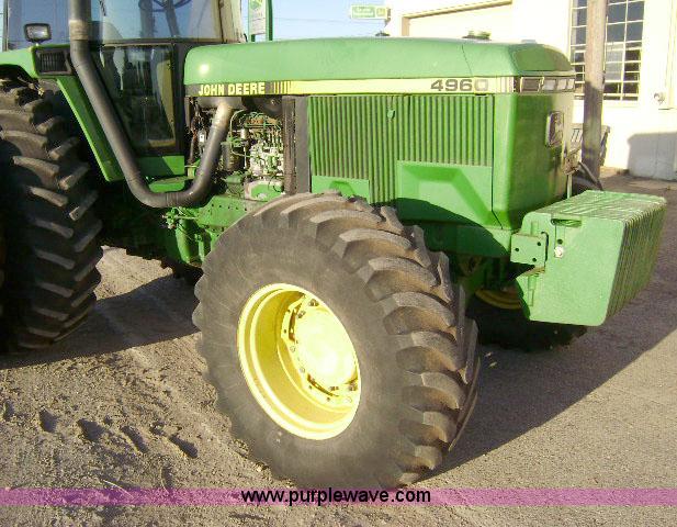 image for item 6914 1993 John Deere 4960 MFWD tractor