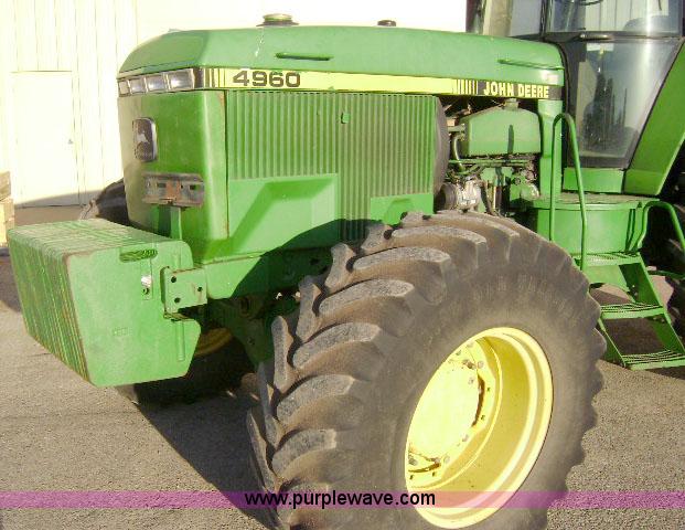 image for item 6914 1993 John Deere 4960 MFWD tractor
